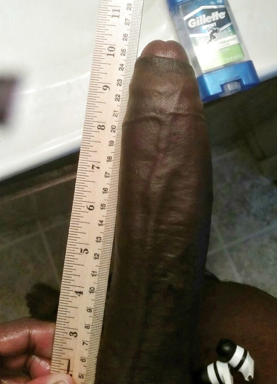 Huge member of a black man