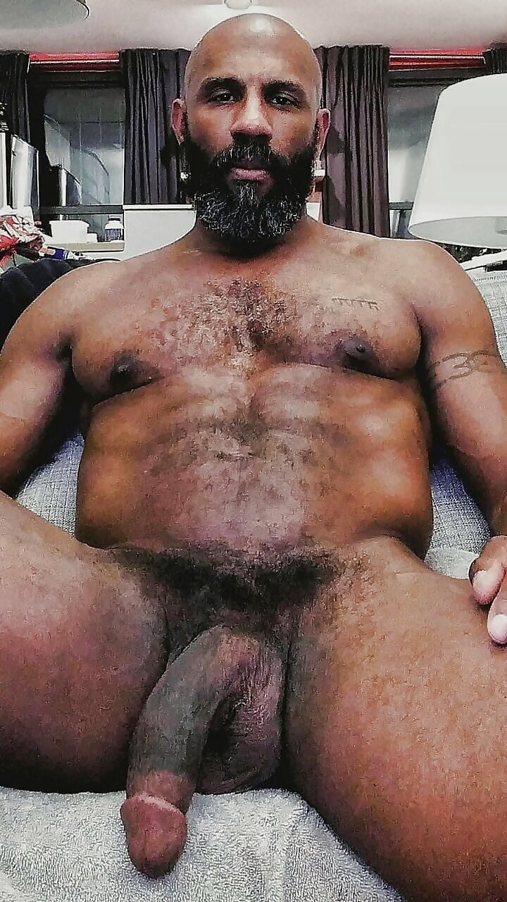 Naked blacks with hairy members