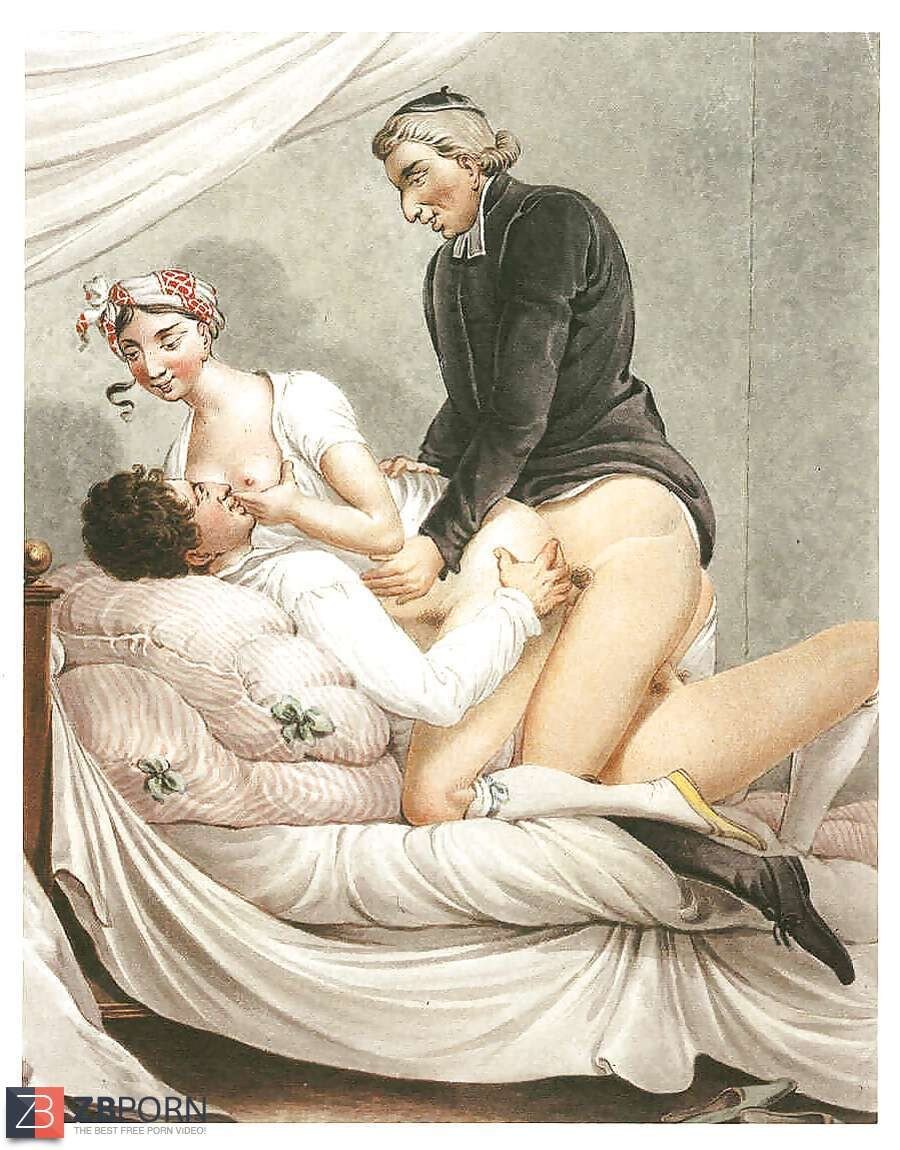 Erotic paintings of the 18-19th century