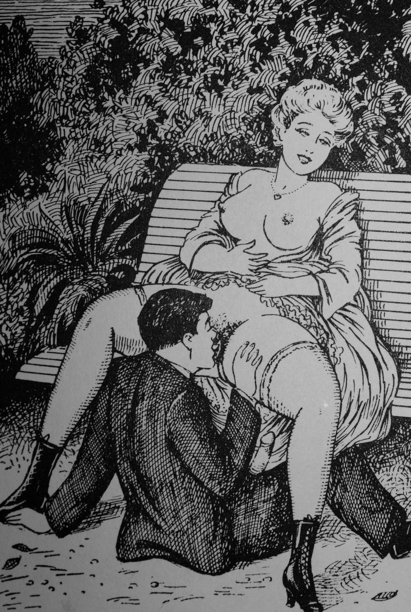 Erotic retro illustrations