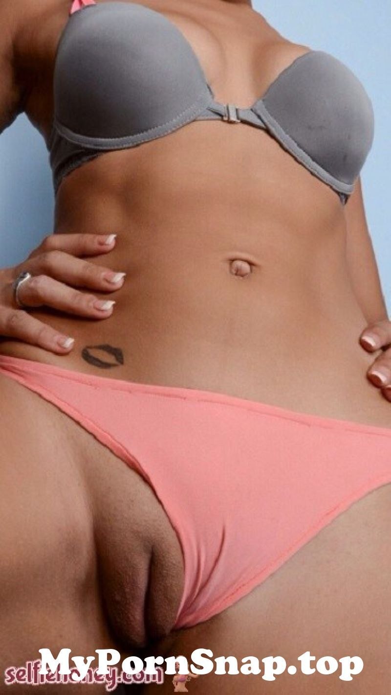 Pubis in transparent panties