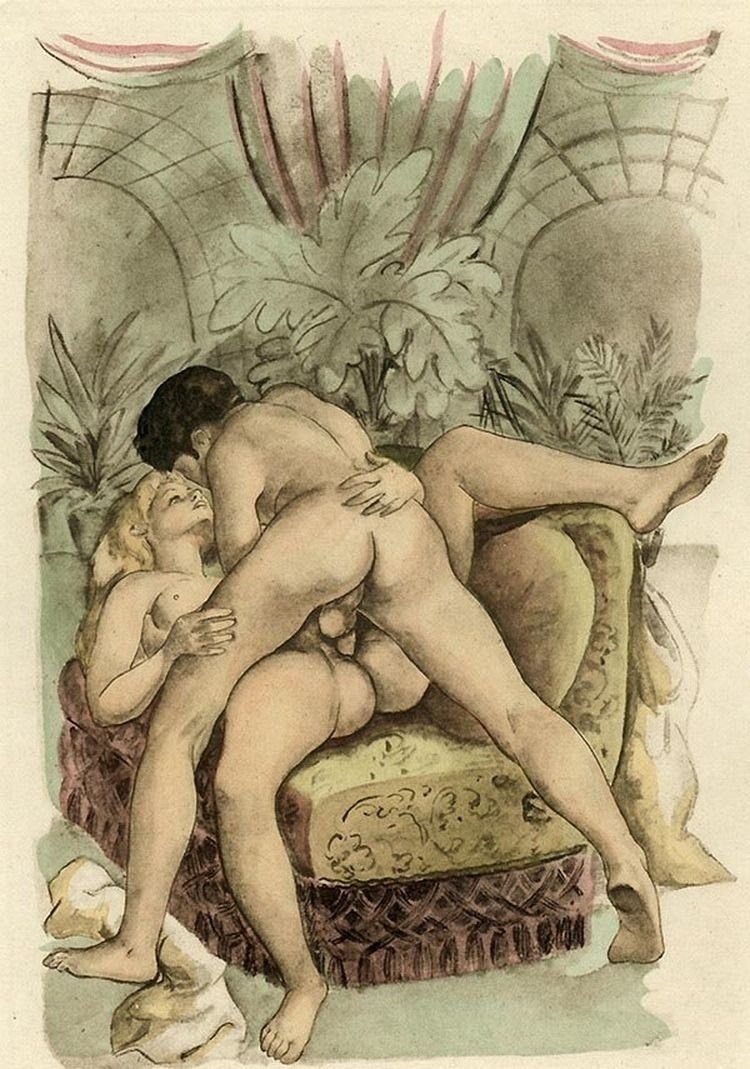 Johann Nepumuk Geiger Erotic engravings