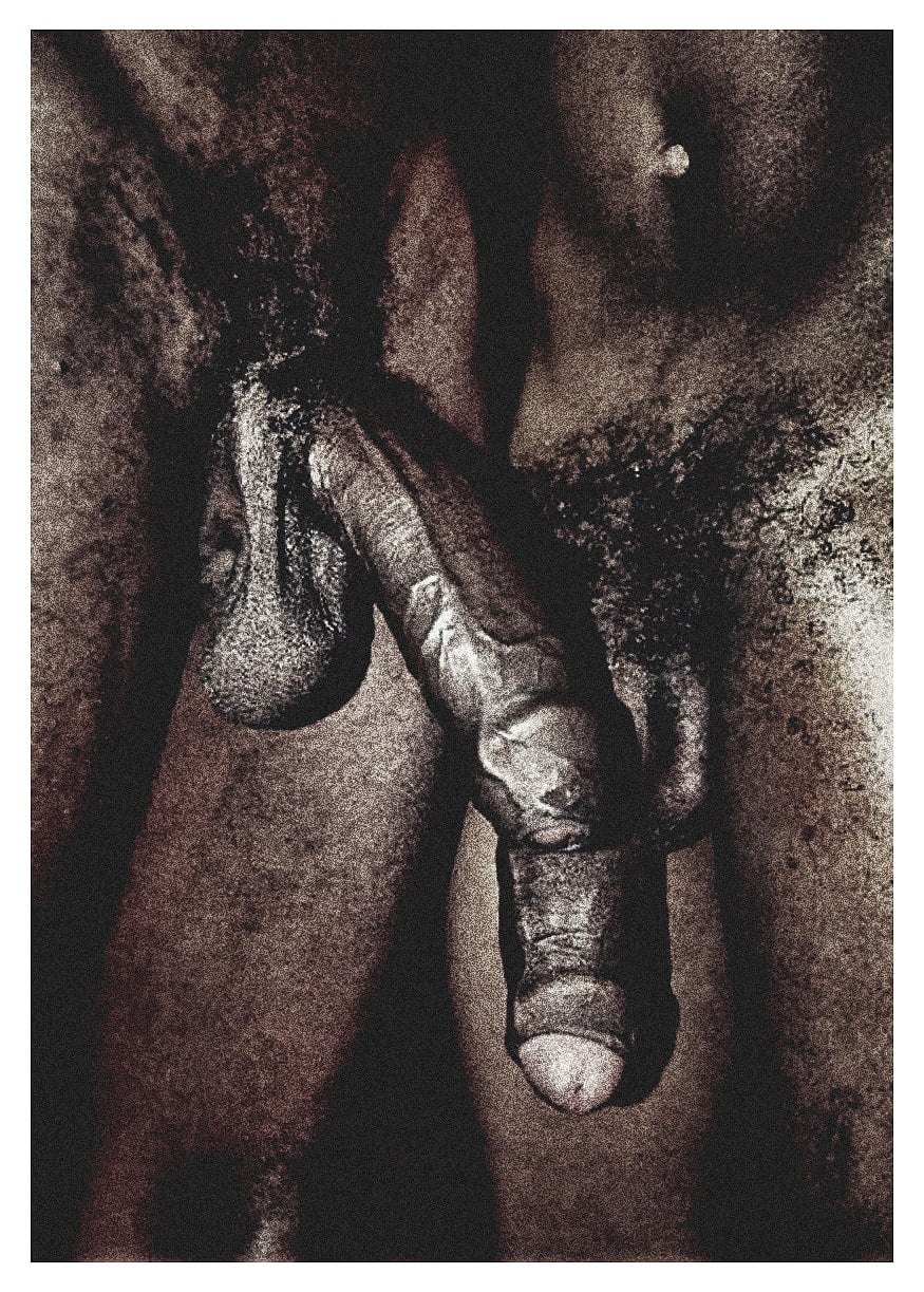 Huge cock black white