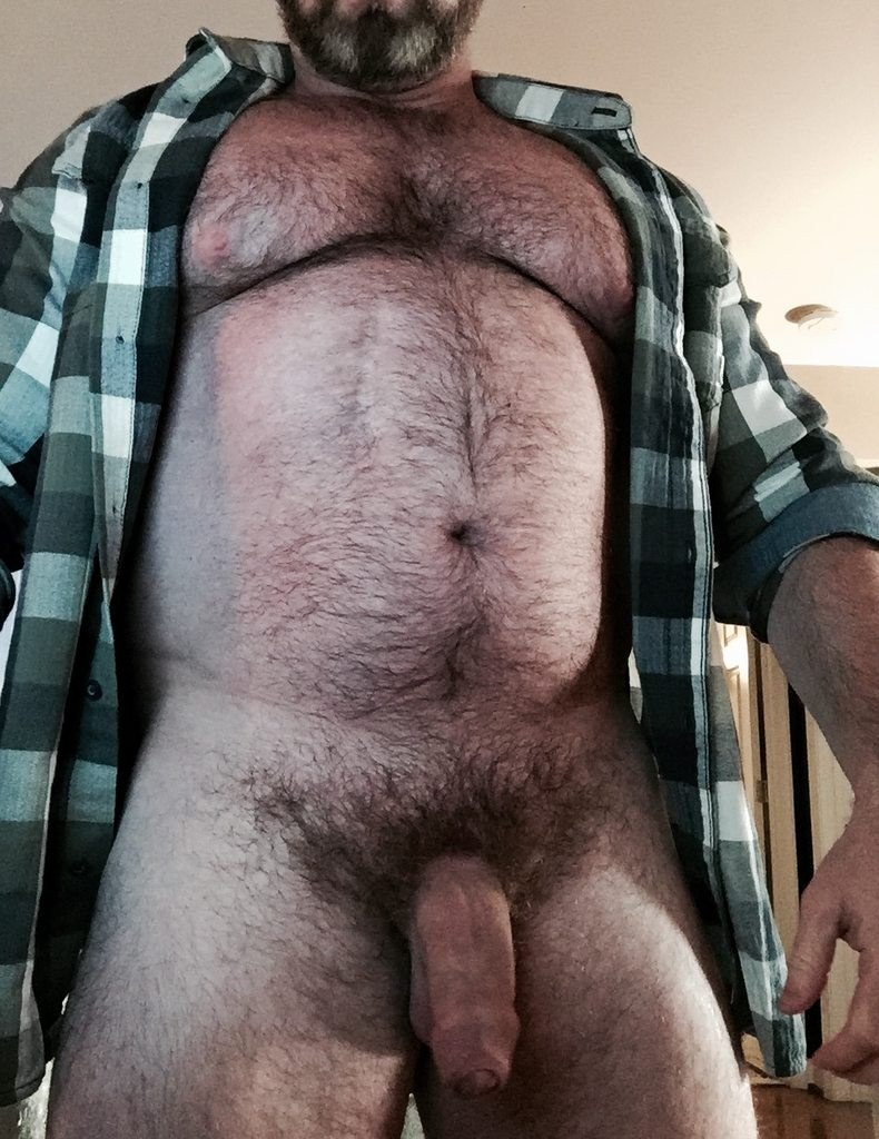 Hairy men with huge members