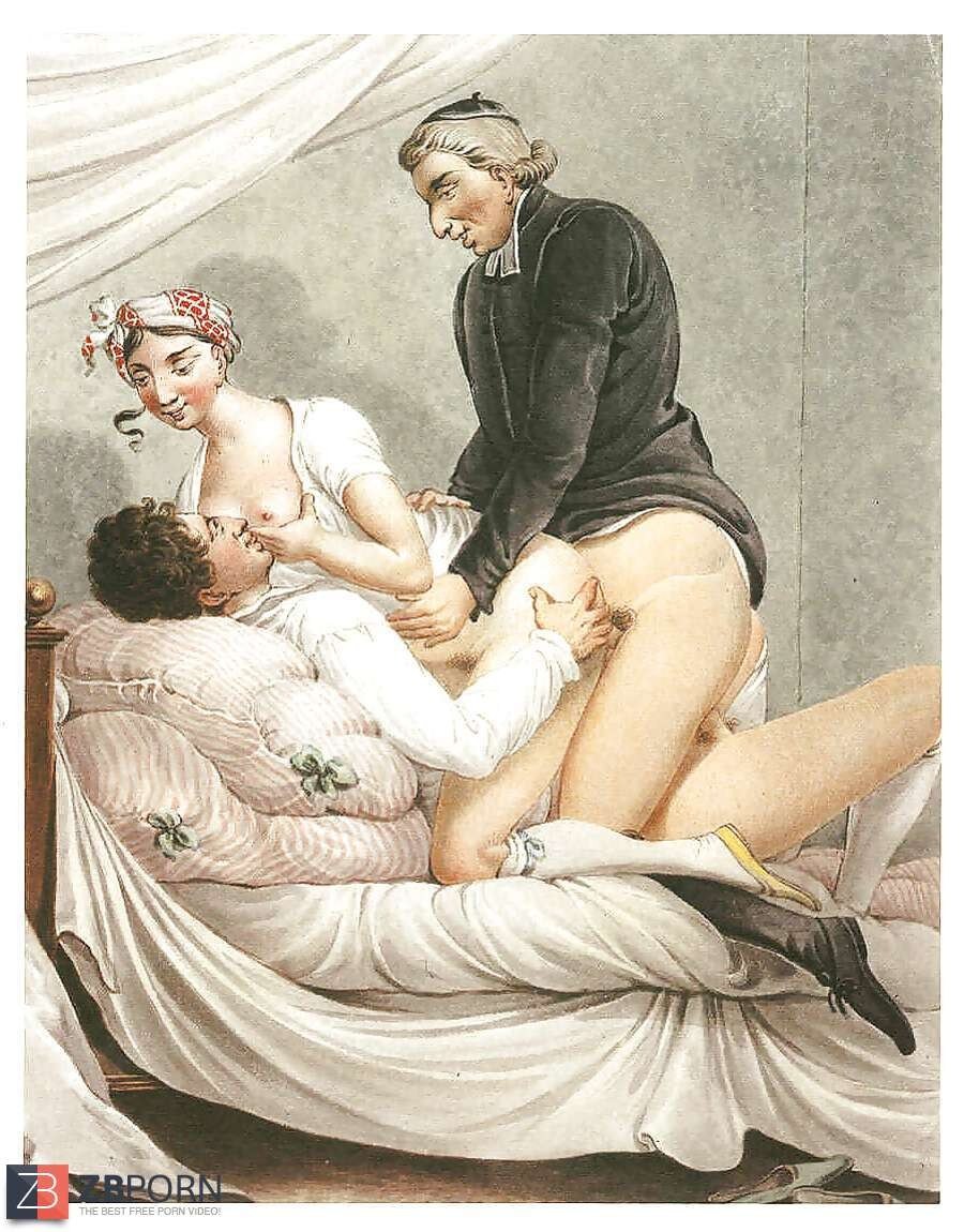 Pornographic painting of the 19th century