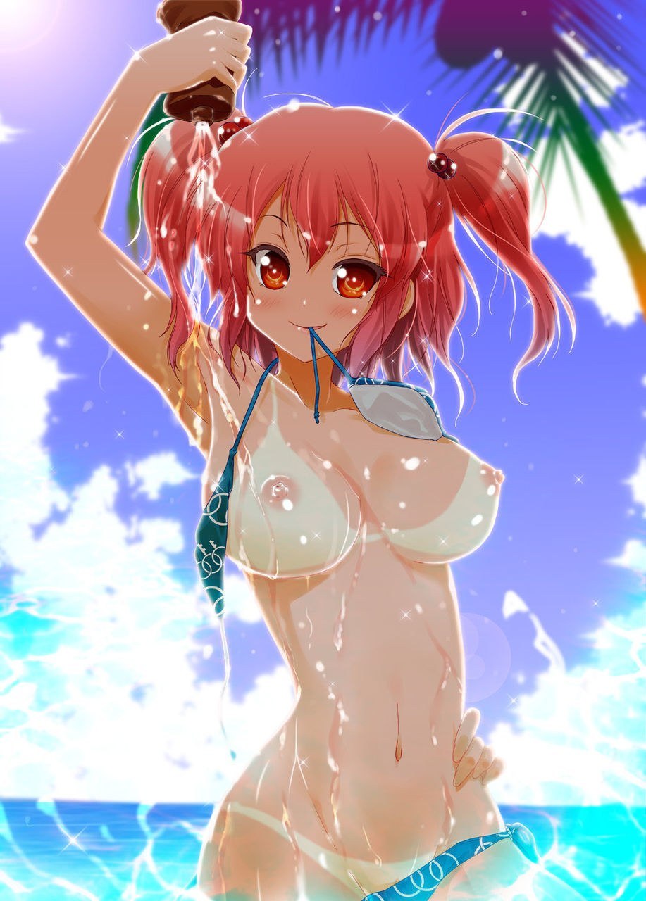 Anime erotic beach