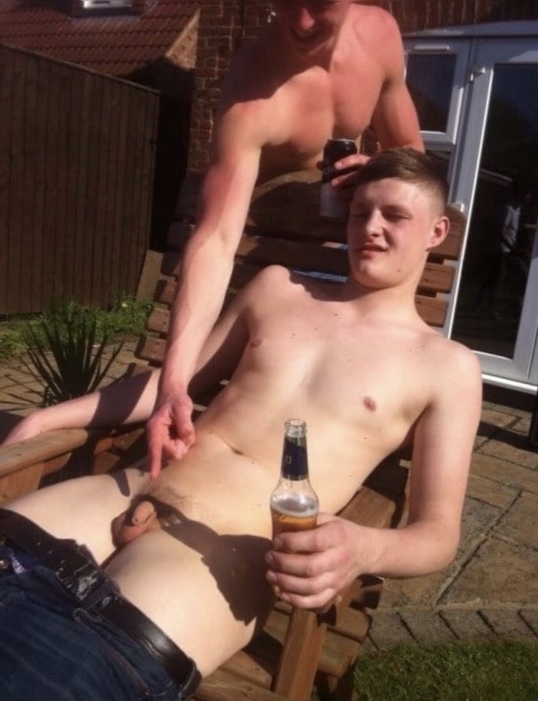 Drunk guys without panties