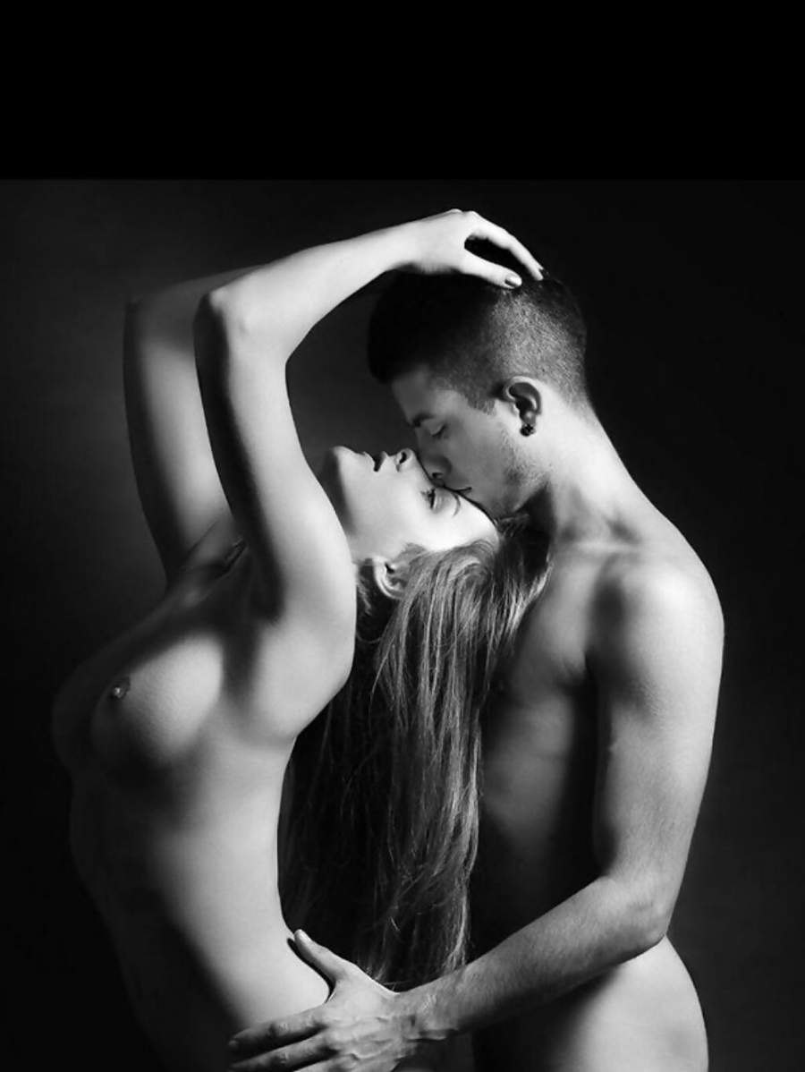 Erotic photo shoot of the couple