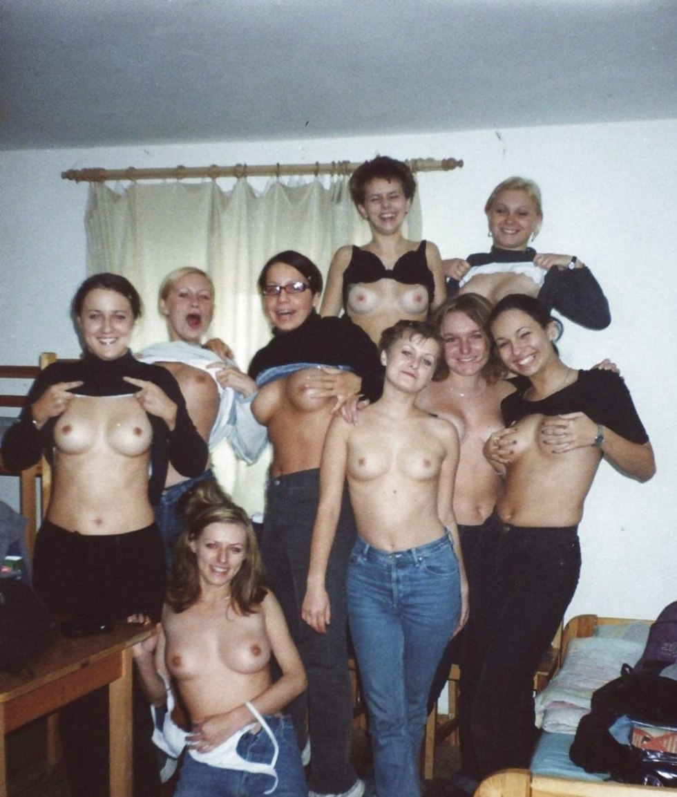 Naked in a female dormitory