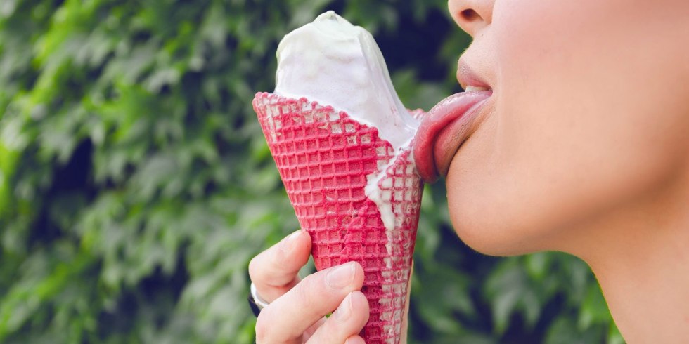 Ice cream tongue