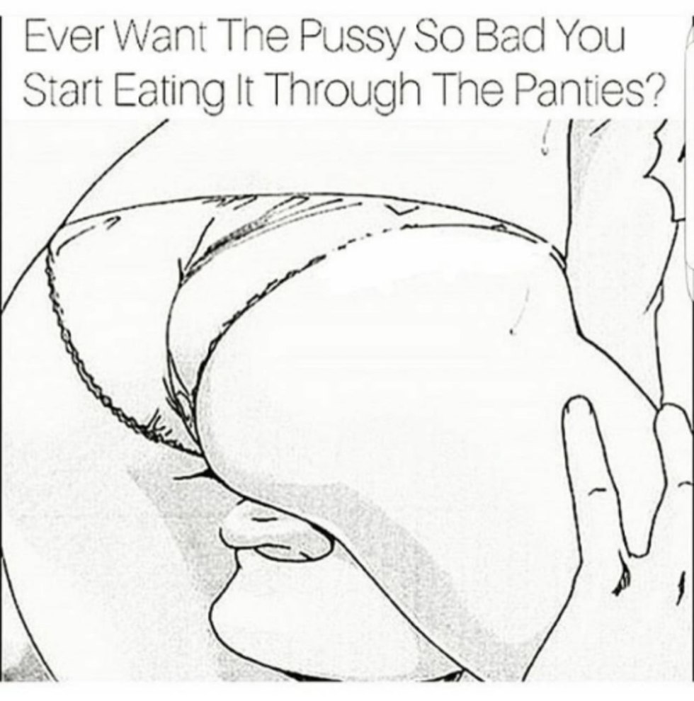 Hentai black white cunnilingus