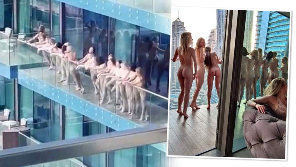 Naked shooting in Dubai