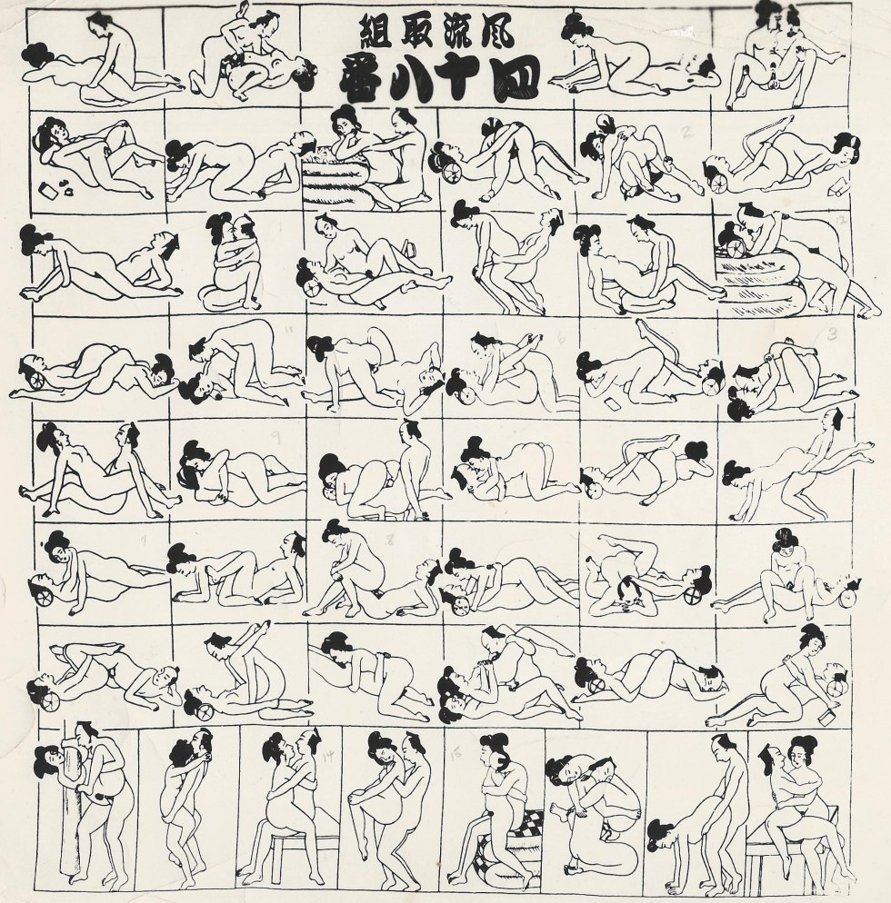 Poses of kamasuters of illustrations