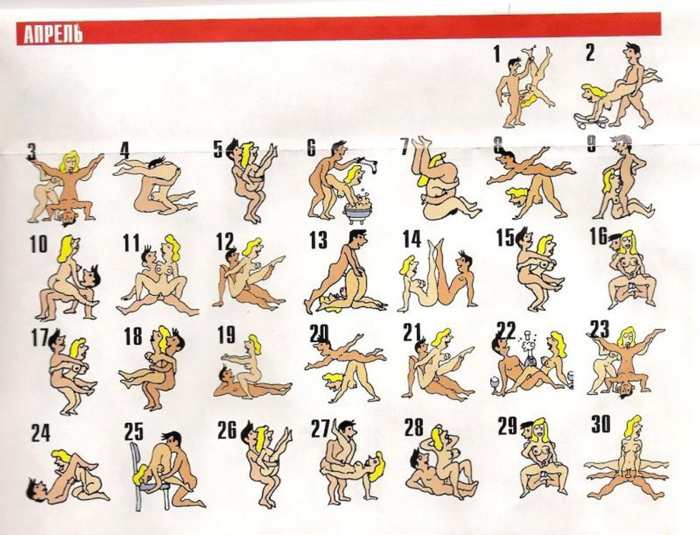 Table of erotic poses