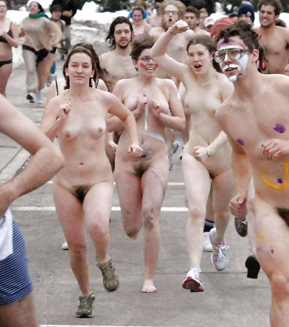 Mass races of women naked