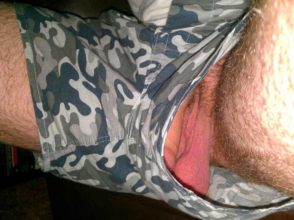 Member falls out of panties