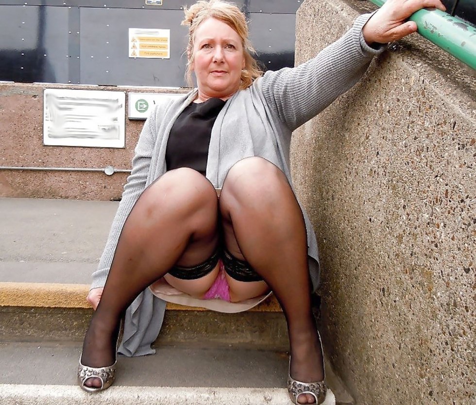 Old women without panties
