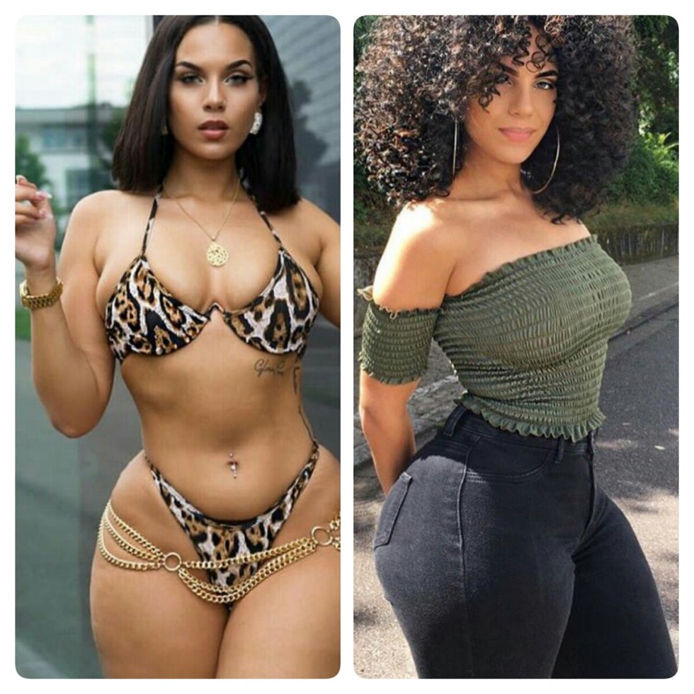 Women with a pear figure in underwear