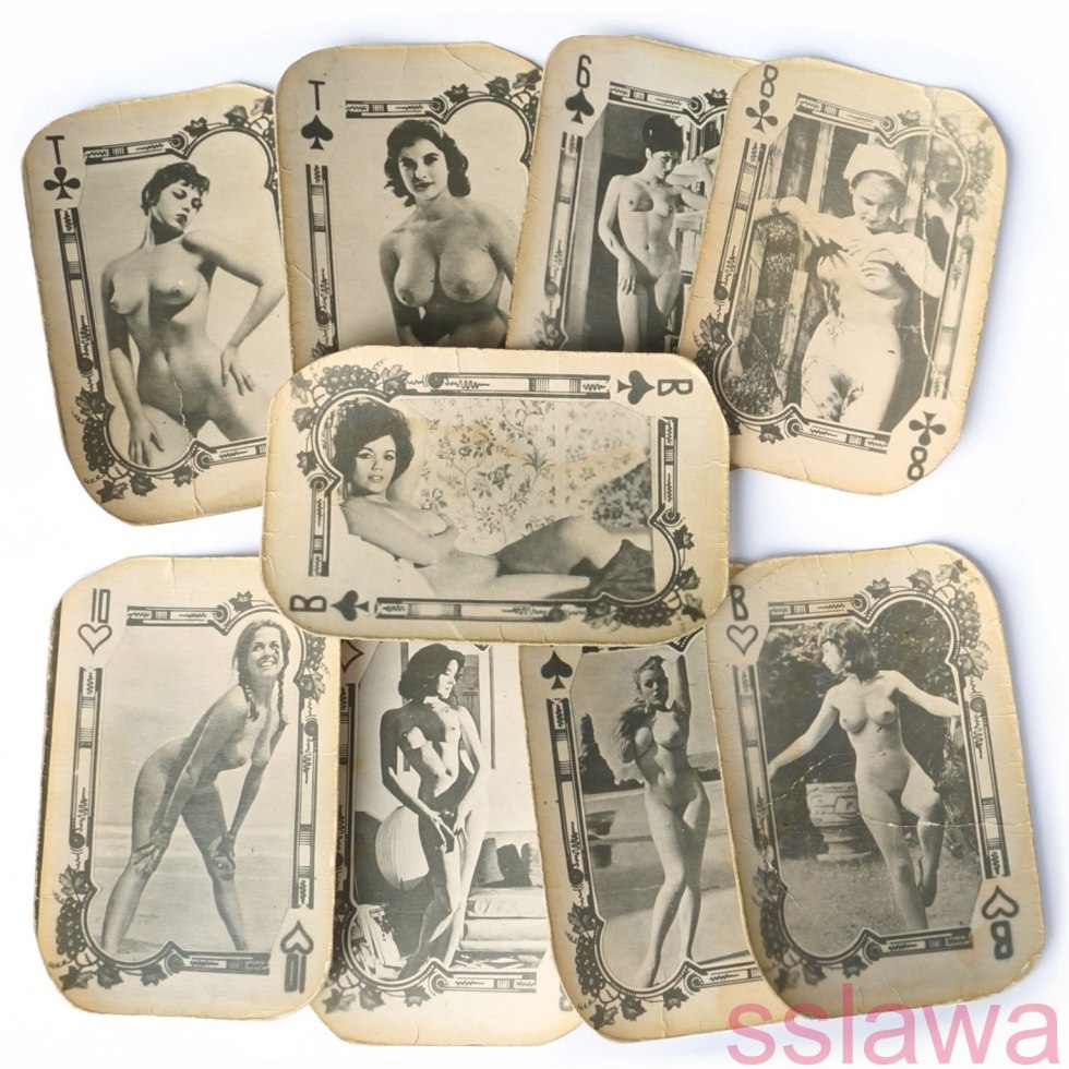 Erotic playing cards