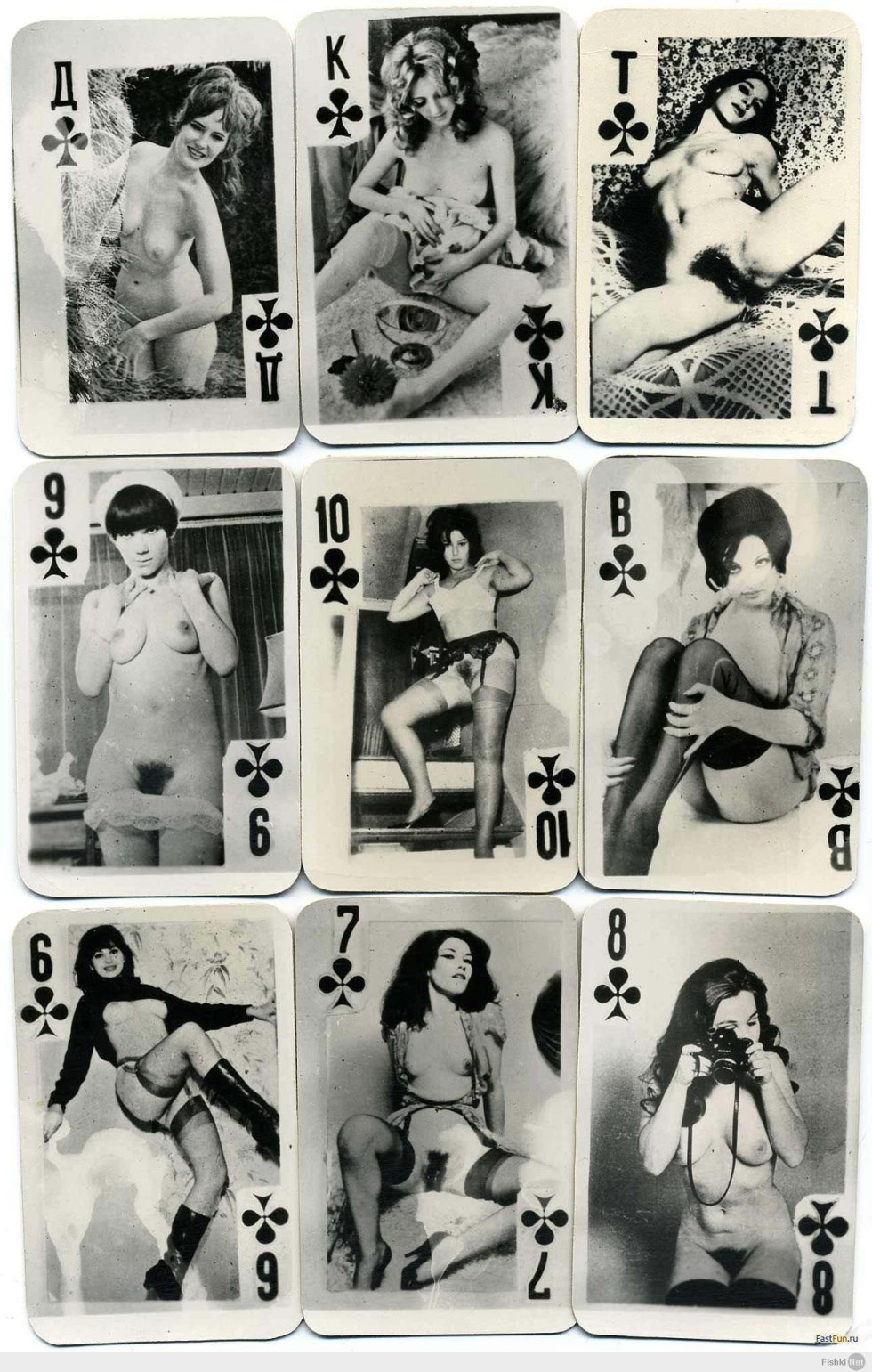 Soviet pornographic playing cards