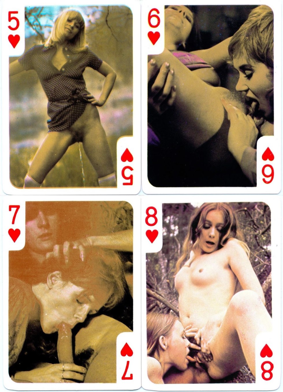 Gallery of playing porn cards from the USSR