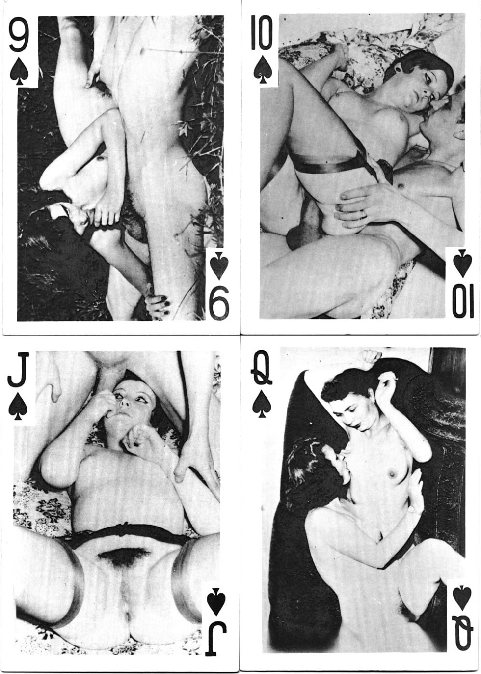 Soviet black white porn cards