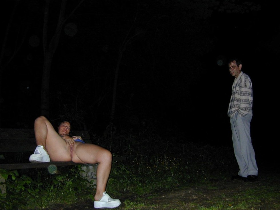 Nude in nature is private at night