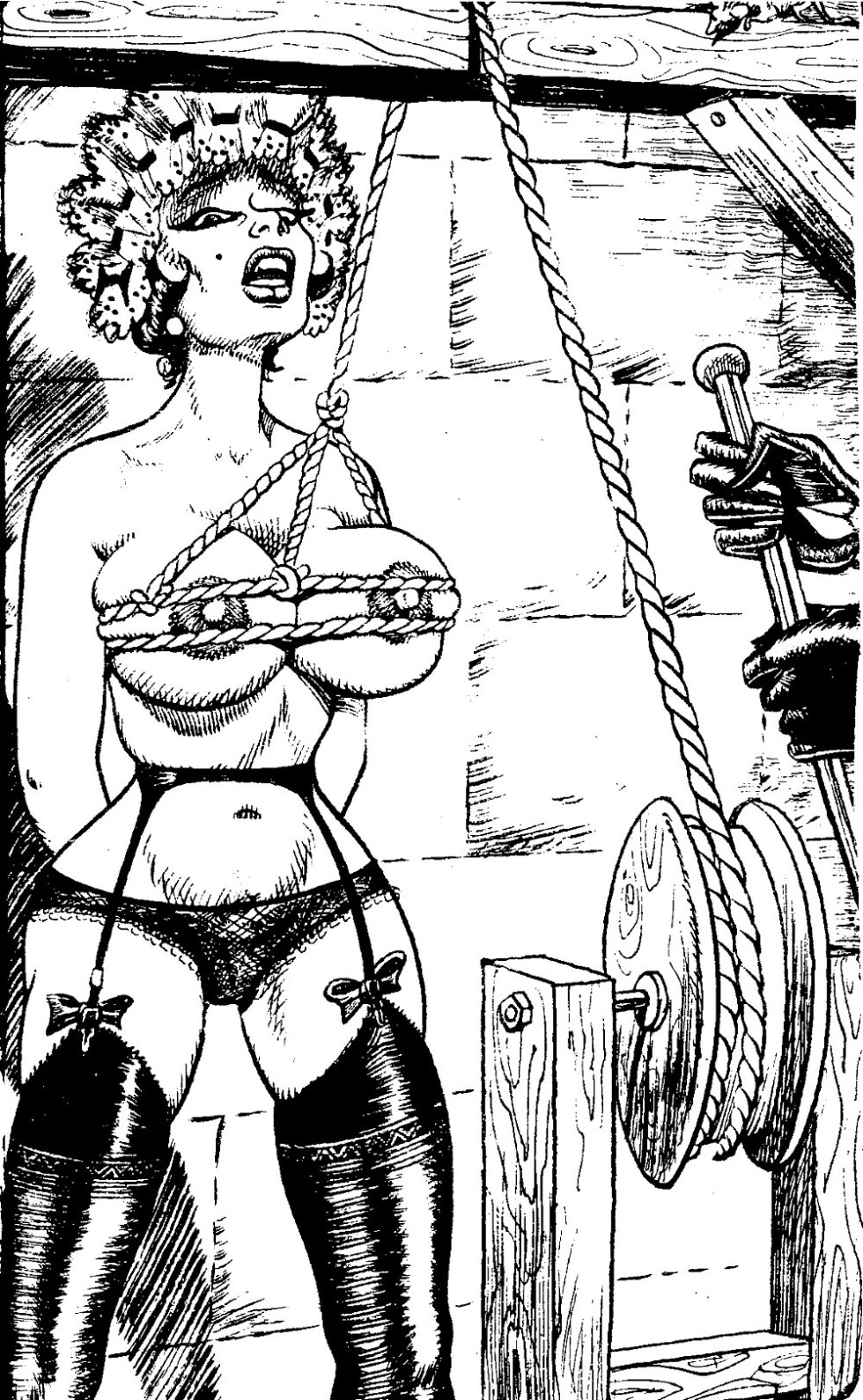 Bdsm bondage retro torture