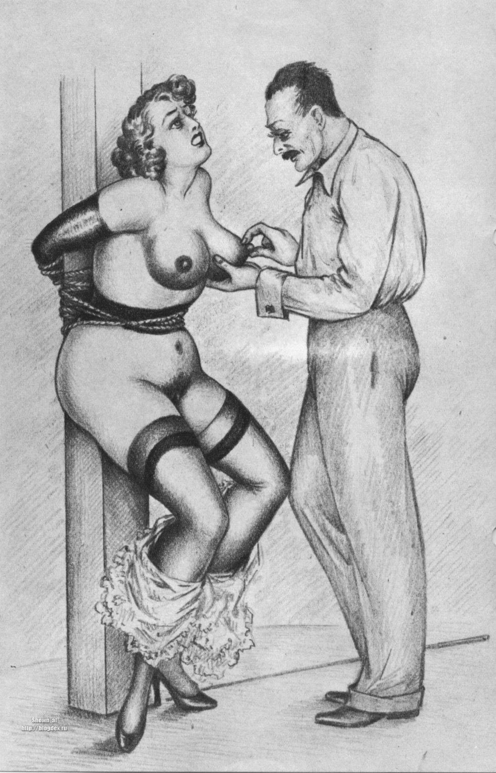 Old pornographic drawings