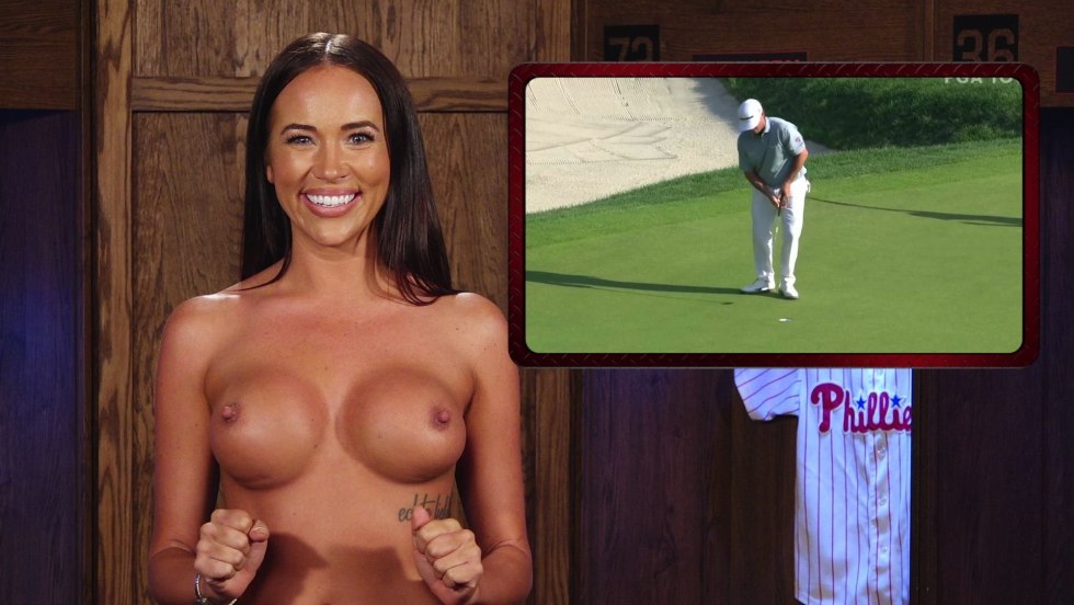 Naked TV presenter original