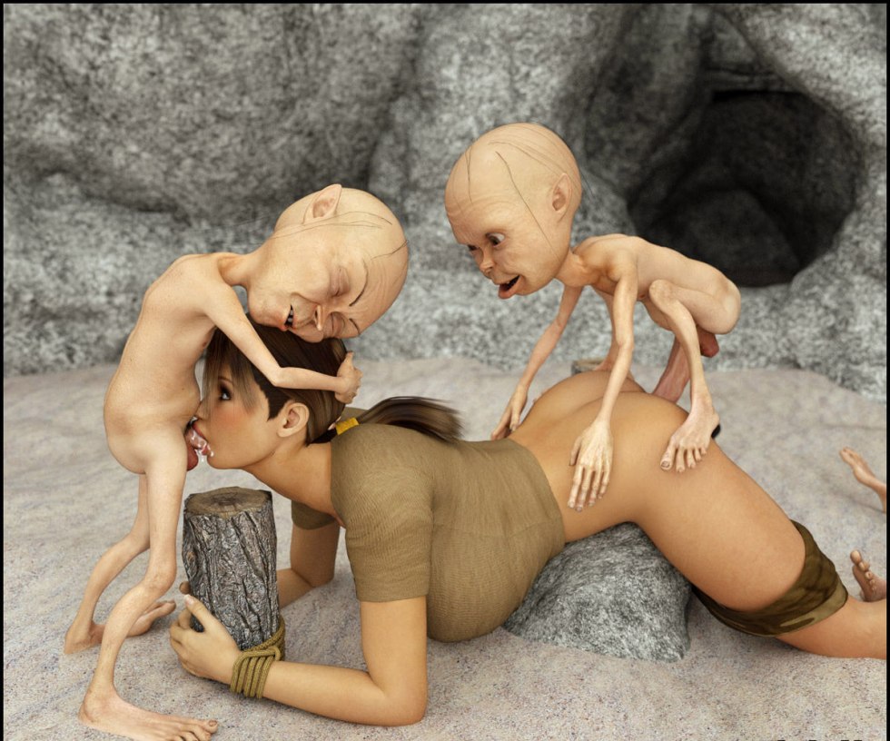 Hentai Lara Croft and Goblin 3D