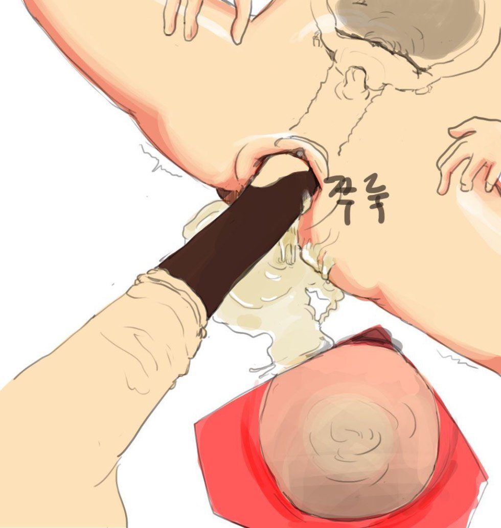 Hentai penetration into the uterus