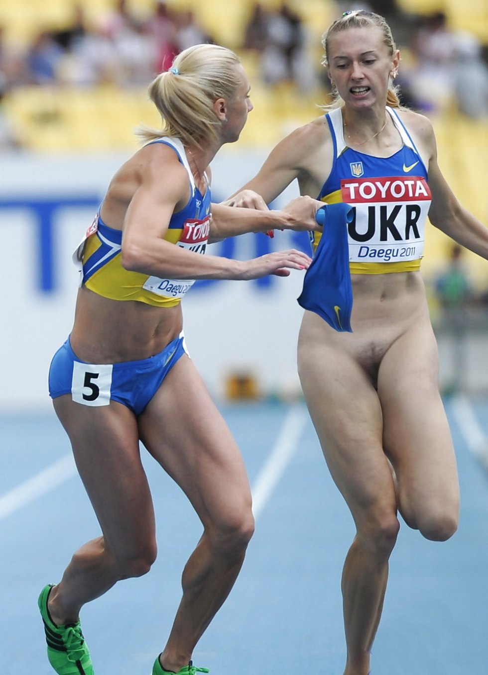 Naked Olympic champions