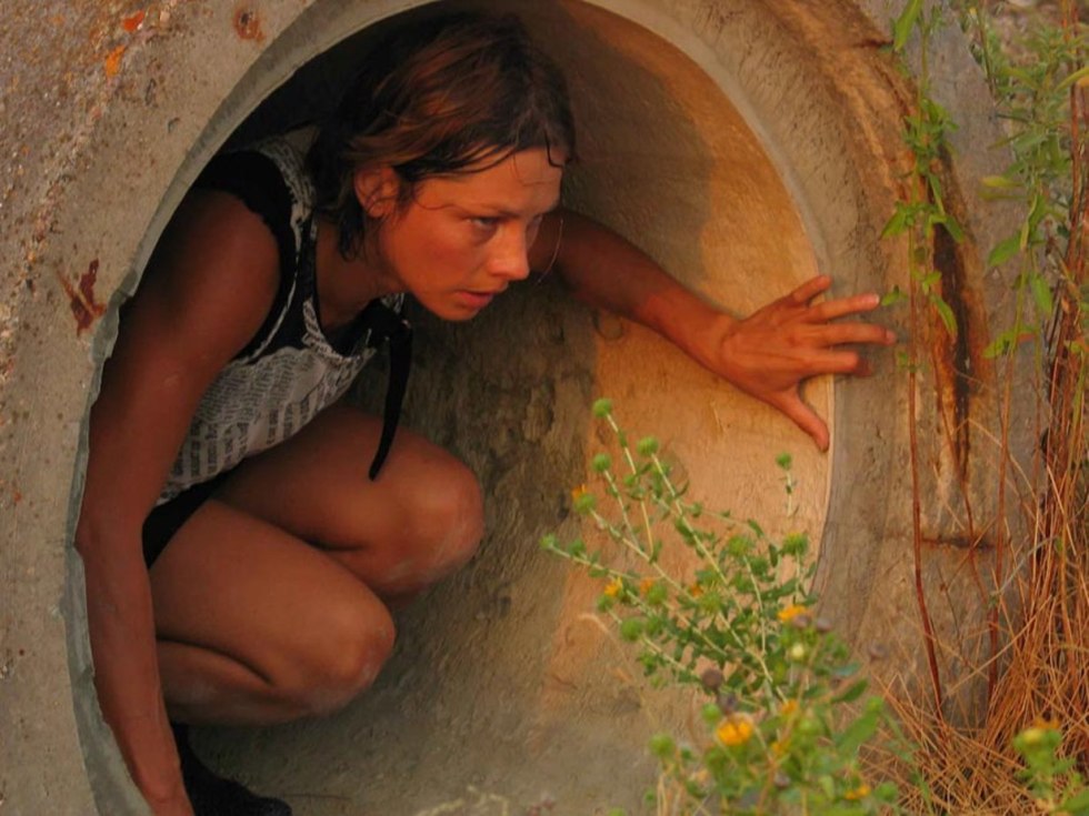 Alena Babenko is wet