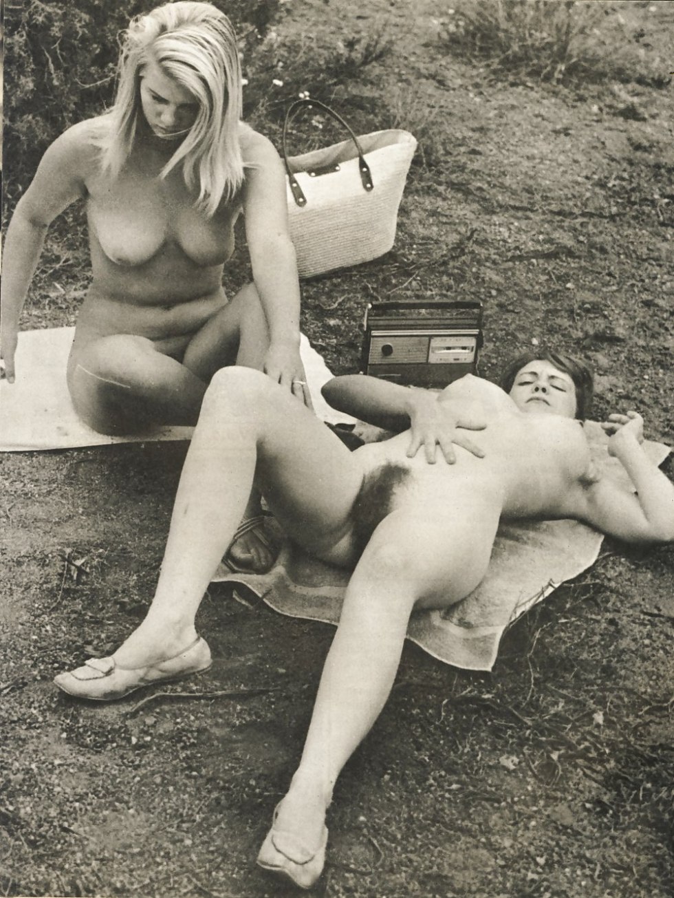 The old women nudist retro