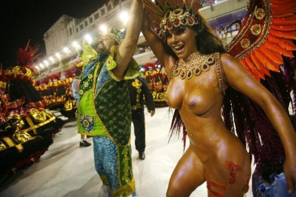 Carnival in Rio de Janeiro naked