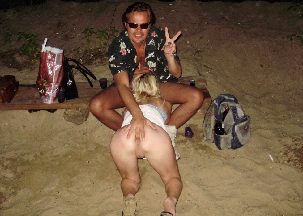 Naked women in unusual places