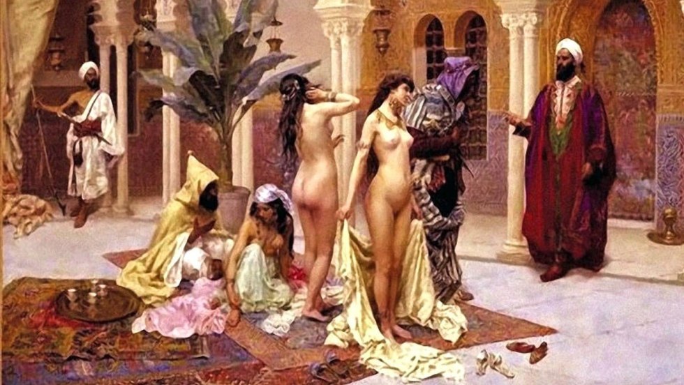 Artist Nikolai Bessonov harem