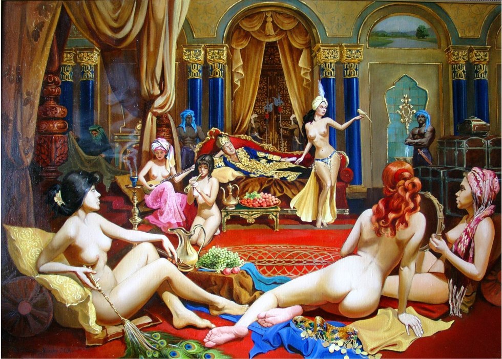 Vera Donskaya Hilly erotic paintings