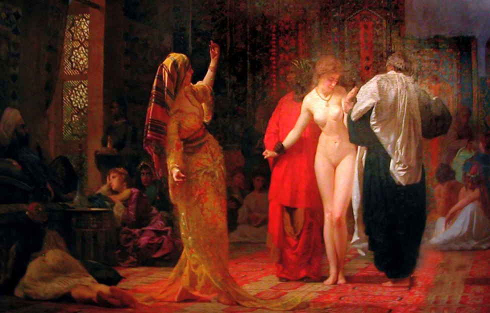 Slave at the auction