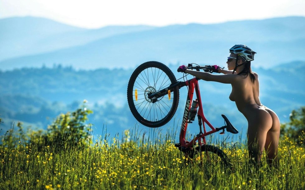 Erotic bicycle girls