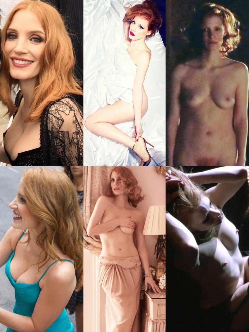 Actress Jessica Chaustain Nude