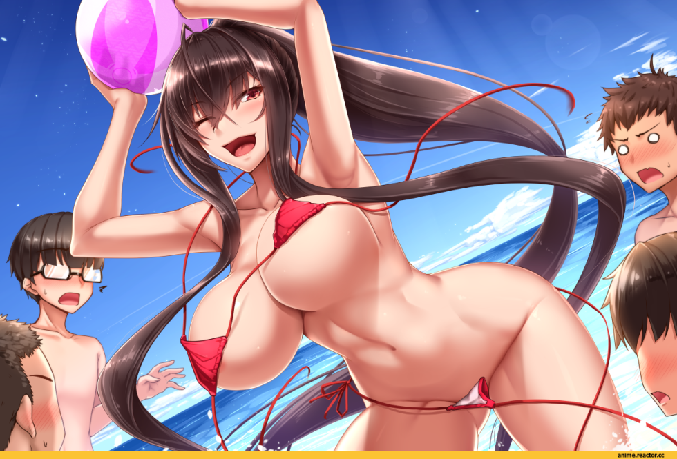 Big boobs anime Swim