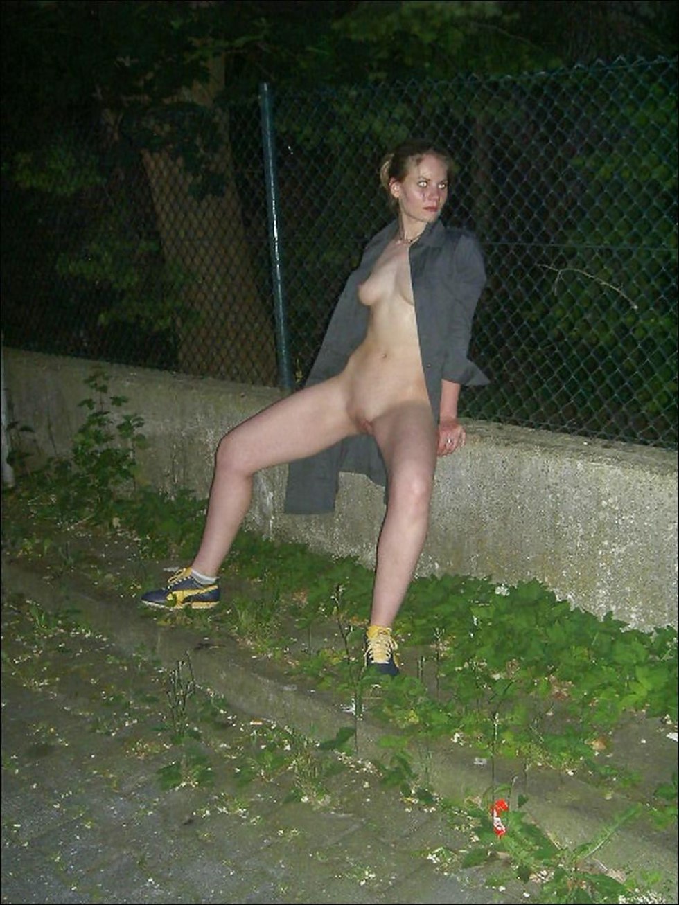 Naked drunk on the street private