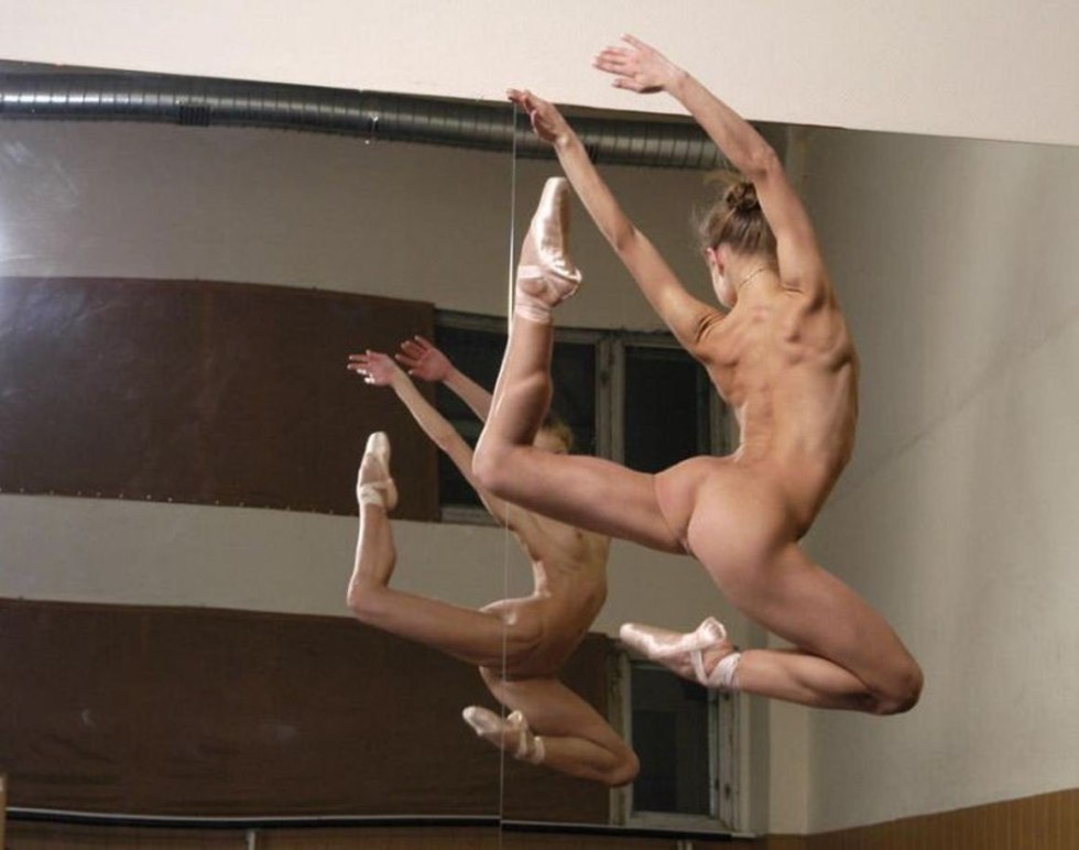 Naked artists of the ballet men