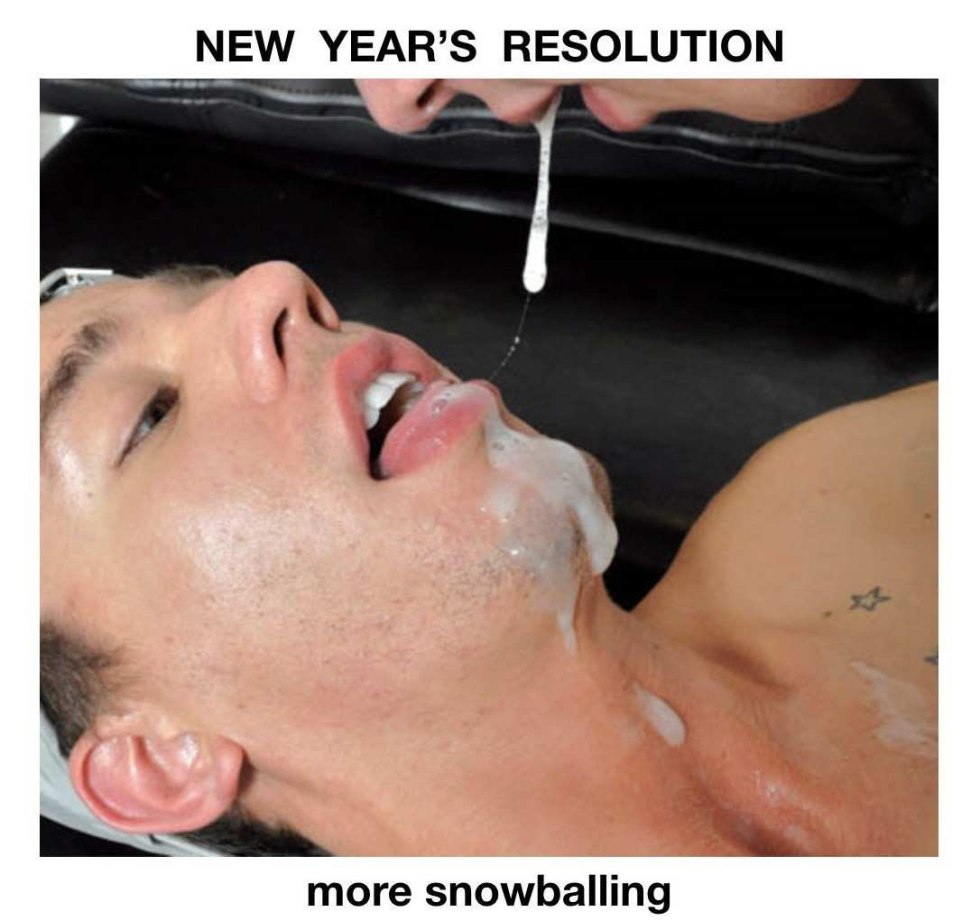 The young guy is cum in mouth