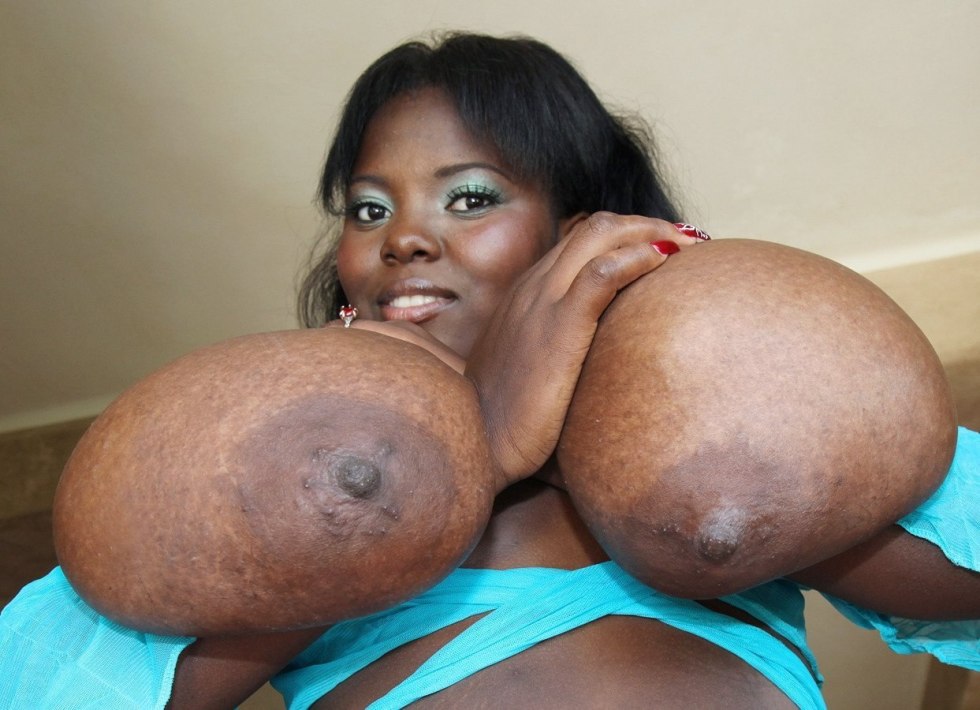 Giant boobs of black women