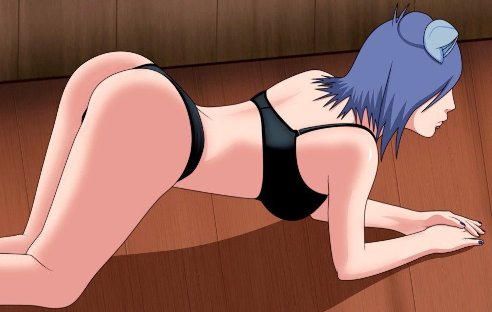 Hentai Naruto Conan in underwear