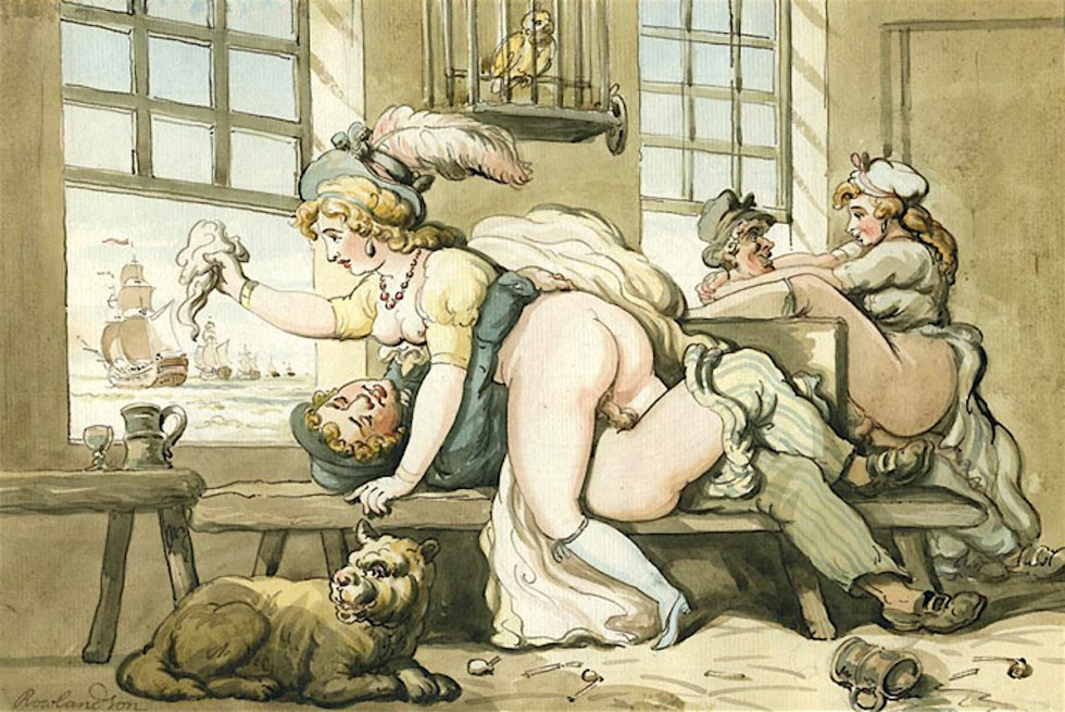 Erotic engravings of Thomas Rowlandson