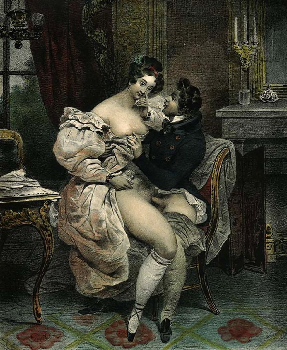 Ancient pornographic painting